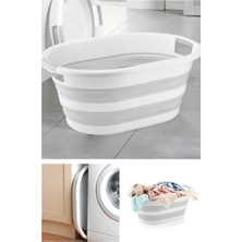 Vesta Concept Katlanabilir Çamaşır Sepeti 26 Lt – Pratik Çamaşır Selesi - Taşınabilir, Yer Kaplamaz