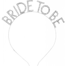 Hayaller Dükkanı Taç Metal Taşlı Brıde To Be Gümüş Pk:1