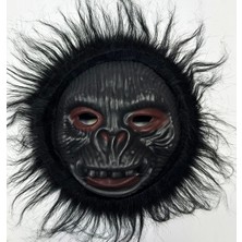 MCM Group Orangutan Maskesi - Maymun Maskesi - Goril Maskesi Yetişkin Çocuk Uyumlu Siyah Renk Model 2 - Lisinya