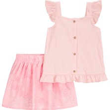 Carter's Küçük Kız Çocuk 2'li Alt Üst Set