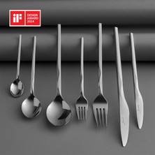 Jumbo Fluctus 84 Parça 12 Kişilik Çelik Çatal Kaşık Bıçak Takımı