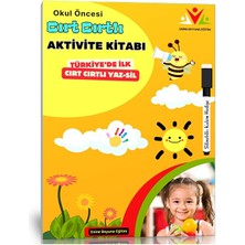 Enine Boyuna Eğitim Okul Öncesi Cırt Cırtlı Aktivite Kitabı