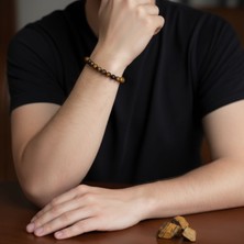 Sevil Gülgün Atelier Kaplan Gözü Doğal Taş Bileklik | Güç, Cesaret ve Koruma Taşı (Kadın & Erkek)