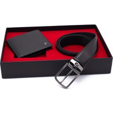 Pierre Cardin Deri Cüzdan & Kemer Ikili Set PCANLSZ-2060A55