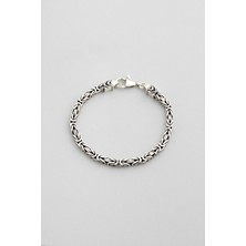 So CHIC Valiant Gümüş Erkek Kral Zincir Bileklik