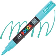 Uniball Posca 0.7 Su Bazlı Boyama Markörü Su Yeşili - (Uni-Pc-1m ) (N)