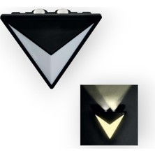 Elektrikle Çalışır, 15 Watt, 3000 Kelvin Iç ve Dış Mekan LED Aplik, Bahçe - Villa Duvar Armatürü