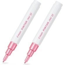 Pilot Pılot Pintor (Ef) Metalik Pembe ( Iki Adet )