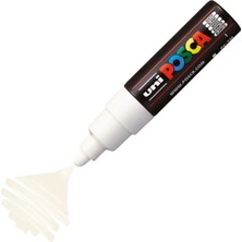 Uniball Posca (4.5-5.5) Su Bazlı Poster Markörü Beyaz (Uni-Pc-7m)