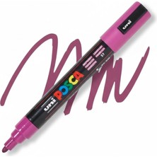 Uniball Posca (1.8-2.5) Su Bazlı Boyama Markörü Ahududu ( N ) (Uni-Pc-5m)