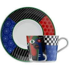 Kütahya Porselen Itır 2 Parça Tek Kişilik Çay Takımı 10878 Desen