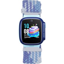 MobaxAksesuar Huawei Watch Gt5 Pro 42 mm Örgü Tokalı Band 139 Lila Kumaş Materyal ile Çocuklar için Rahat Kullanım