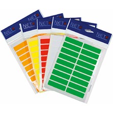 2 Adet  Fly Etiket Renkli Küçük Boy