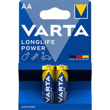 Varta Longlife Power Aa Kalem Pil 2'li Paket (Alkalin) 2 Adet