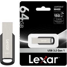 Lexar 50’li Paket M400 Metal 64GB USB 150MB/S 3.2 Gen1 Flash Bellek 24FİLM