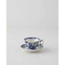 English Home Preston Stoneware 2 Parça 1 Kişilik Kahve Fincan Takımı 100 ml Lacivert