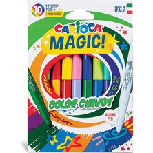 Carioca Renk Değiştiren Sihirli Keçeli Kalemler 10 Parça Renkli Eğlenceli Boyama Seti