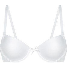 Intive Lingerie Nbb Desteksiz Balenli V Yaka Kesim Cuplı Basic Klasik Kesim Sütyen- 3528