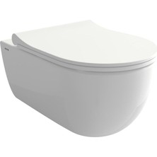 Bocchı Bocchi V-Tondo Rimless Asma Klozet Beyaz 1416-001-0128 Kapak Hariç