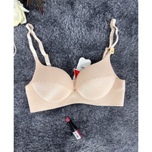 Intive Lingerie Günlük Kullanım Lazer Kesim Push-Up Destekli Yumuşak Sütyen (Ekru, Pudra, Siyah, Yeşil)