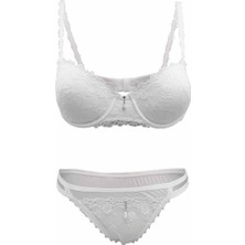 Intive Lingerie Le Jardin Vivian Dantelli Push-Up Straplez Sütyen Takım- 5050