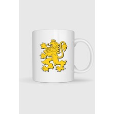 Bahriyeli Collection  Coat Of Arms Of Bulgaria Lion Tasarımlı Kupa Bardak