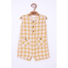 Kidaxi Müslin Desenli Barbatöz 3-6/6-9/9-12AY