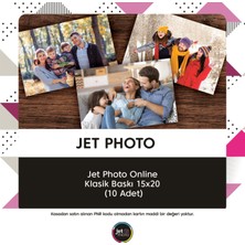 Jet Foto Jet Photo Onlıne Klasık Baskı 15X20 (10 Adet) 2 Adet