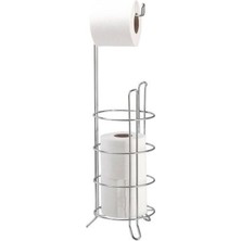 Krom Wc Kağıtlık Yedekli 40595