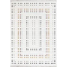 Aren Halı Alberca Modern Multi Polyester Pamuk Tabanlı Makine Halısı