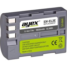 EN-EL3E Batarya Nikon D300, D300S, D700, D200, D100 Ile Uyumlu