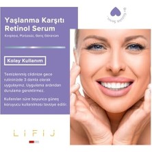 Mena Rise Lifij%0,5 Retinol Ceramide Serum, Yaşlanma Karşıtı Etkisiyle Daha Sağlıklı ve Pürüzsüz Bir Cilt (30ML)