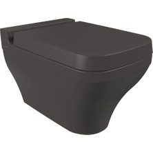Bocchı Bocchi Scala Asma Klozet Mat Antrasit Kapak Dahil 1080-020-0128