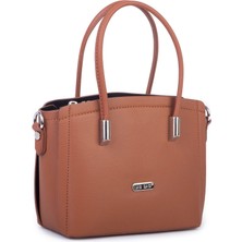Nas Bag Kadın Mini El ve Çapraz Çanta Taba