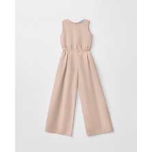 Magu Kız Çocuk Pamuklu Kolsuz Bluz ve Bol Paça Pantolon Takım - Yazlık Şıklık