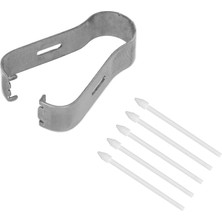 Tab S6/s7/s7+/s6 LITE/NOTE10/NOTE 5G/NOTE10+/NOTE10+5G/NOTE20 Için 5 Adet Yedek Dokunmatik Ipuçları S Kalem Uçları, Sökme Cımbız ile (Beyaz)