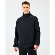 Skechers M Softshell Basic Jacket Erkek Siyah Mont S2520132-3817
