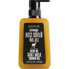 Misda Store Doğal Zeytinyağlı Duş Jeli - Keçi Sütlü Yumuşaklık, Nemlendirici ve Besleyici, Hassas Ciltler Için Ideal, 750ML | Yoğun Nemlendirme ve Pürüzsüz Cilt (1X750 Ml, Keçi Sütlü)