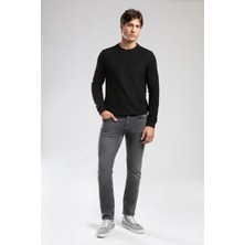 Lee Cooper Newdiagonal Erkek O Yaka Sweatshirt Siyah