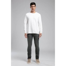 Lee Cooper Jagger Erkek Slım Straıght Dar Kesim Normal Bel Düz Paça Jean Pantolon Yeşil