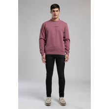Lee Cooper Dorres Erkek O Yaka Sweatshirt Gül Kurusu