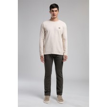 Lee Cooper Lecosa Erkek O Yaka Sweatshirt Bej