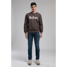 Lee Cooper Jack Erkek Slım Dar Kesim Yüksek Bel Dar Paça Jean Pantolon Mavi