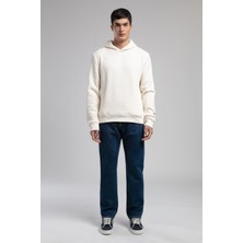 Lee Cooper Ricky Erkek Hıgh Rıse Straıght %100 Pamuk Rahat Kesim Yüksek Bel Düz Paça Jean Pantolon Mavi