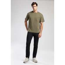 Lee Cooper Jagger Erkek Slım Straıght Dar Kesim Normal Bel Düz Paça Jean Pantolon Mavi