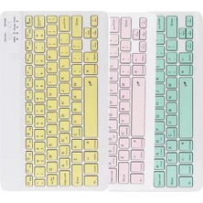 Ronanna Bluetooth Şarj Edilebilir Mini Q Klavye Kablosuz Taşınabilir