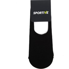 Sportive Babet 2'li Unisex Siyah Günlük Stil Çorap 24KUAL19D04-SYH