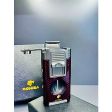Cohiba 2 Torch Pürmüz Alevli Puro Delici, Makas ve Iğneli Özel Üretim Profesyonel Çakmak