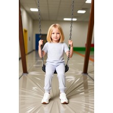 FRM Kız Çocuk Günlük Kullanıma Uygun Tişört ve Geniş Paça Alt Giyim Seti Kaliteli Şık Rahat