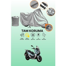 Dokaca Gri Kilit Uyumlu Arora Beatrix Uyumlu Motor Brandası, Koruyucu Örtü